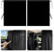 Auto Trennvorhänge Sonnenschutz, 140 x 80 cm Auto Privatsphäre Vorhang, Abnehmbarer Autos Hinten Privatsphäre Vorhang, Autos Sichtschutz Vorhänge Universeller, für Die Meisten Autoss (Schwarz)