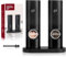 Pesfehhy Electric Salt and Pepper Grinder Set, Single Hand Adjustable Coarseness, Battery Powered with Stand