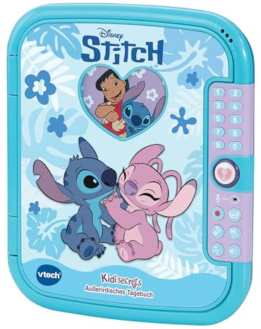 Stitch Außerirdisches Tagebuch - Interaktives Spielzeug mit Mikrofon