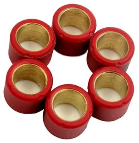 Pexorin Jeu de rouleaux de variateur de scooter 16x13 mm 4g 4,5g 5,5g 6g, for 50 Fiddle Orbit 1 Symply 50cc GY6 139QMB 139QMA AC AW05W 4 temps Poids des galets de variateur de scooter(BLACK 16x13mm 5g