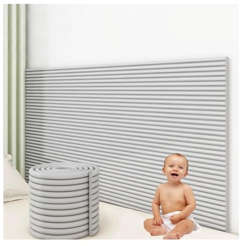 3D-Anti-Kollisions-Wandpolsterung, Kopfteil zum Abziehen und Aufkleben, für Schlafzimmer, Kinderzimmer und Kinderzimmer, Wandschutz
