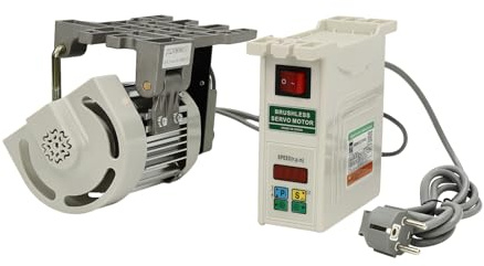 Ecoggeder Bürstenloser Nähmaschine Servomotor 600W Geteilter Motor und Controller für Industrielles Nähen 500-4500RPM Elektrischer Nähmaschinenmotor, Servomotor Energiesparender