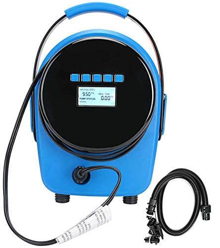 ZDESWAA 20PSI Electric Air Pump 12V Inflatable Boat Kayak Pump Swimming Pool Outdoor High Pressure Inflator Air Mattress Pump