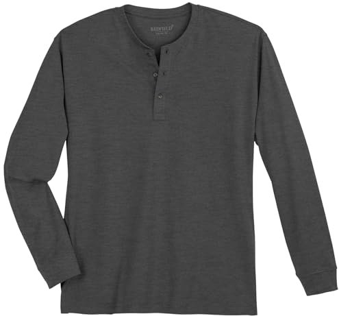 Redfield XXL Serafino Longsleeve anthrazit Melange
