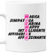 bubbleshirt Tazza Mug divertente con nome Michela e aggettivi simpatici Idea Regalo Compleanno Natale in ceramica