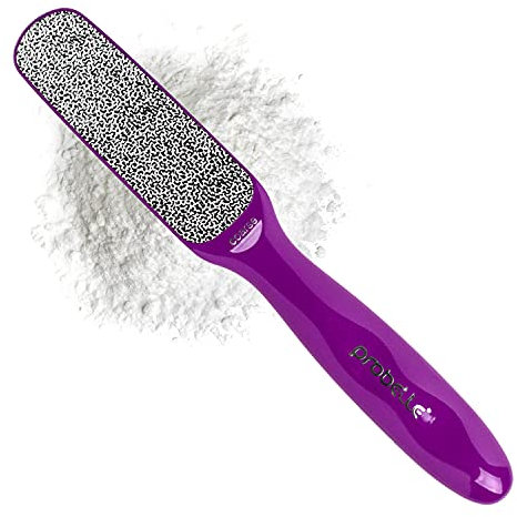 Probelle Double Sided Multidirectional Nickel Foot File Callus Remover - Immediately Reduces calluses and Corns to Powder for Instant Results, Safe Tool (Purple)