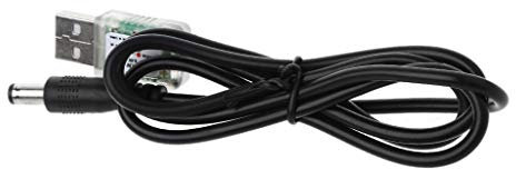 JENOR USB 5V to 8.4V Power Charge Cable For Bicycle LED Head Light 18650 Battery Pack