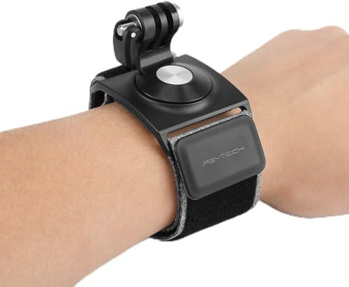 Hensych for PGYTECH Action Camera Hand and Wrist Strap for Osmo Pocket/Osmo Pocket 2/ OSMO Action,for GoPro 5/6/7,Breathability Anti Skid Adjustable Size 360 Degree Rotation