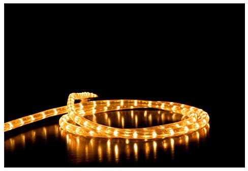 Idena 31487 - Cordon lumineux LED avec 100 LED en blanc chaud, fonction minuterie 8 heures avec transformateur, utilisation intérieure et extérieure, pour Noël et comme décoration