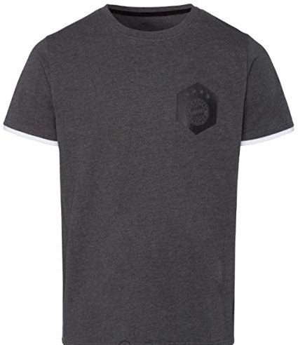 FC Bayern München T-Shirt Black Sign Tshirt, FCB, Shirt (M)