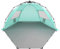 Oileus X-Large 4 Personen Strandzelt Sonnenschutz – Tragbares Sonnenschutz, sofortiges Zelt für Strand mit Tragetasche, Heringe, 6 Sandtaschen, Anti-UV für Angeln, Wandern, wasserdicht, hellgrün