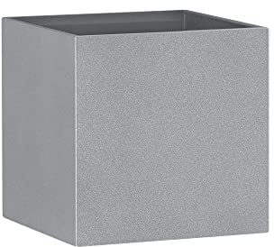 TELEFUNKEN – LED Wandleuchte Aussen, verstellbare Wandbeleuchtung, Neutralweißes Licht, Spritzwassergeschützt, Silberfarbig, 110x100x100