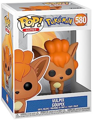 Funko Pop! Games: Pokemon - Vulpix - Vinyl-Sammelfigur - Geschenkidee - Offizielle Handelswaren - Spielzeug Für Kinder und Erwachsene - Video Games Fans - Modellfigur Für Sammler und Display