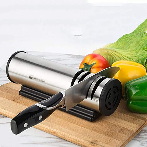 Affilatrice per coltelli elettrici, affilatrice per coltelli a coltello per uso domestico, Automatico Affilatrice multifunzionale ad alta precisione