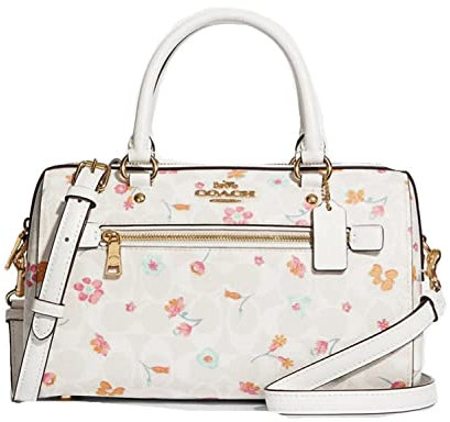 Coach Rowan Schultertasche aus charakteristischem Segeltuch