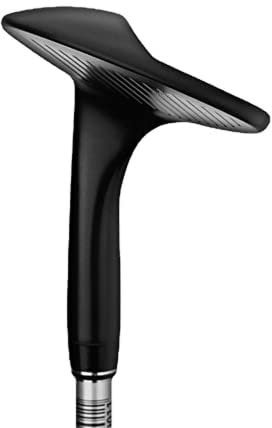 Mazze da golf per uomo Mazza da golf per destri Palo di sabbia Ferri in acciaio inossidabile Cunei con zeppa per mazze da golf con struttura CNC da 72 gradi (Nero,72D)