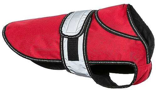 Trespaws Waterproof Dog Jacket Coat Red 2 in 1 with Inner Fleece Duke