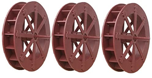 YARNOW 3stücke Wasserrad Zubehör Für Feng Shui Brunnen Aquarium Dekoration Mit Achse Für Gartenteiche Und Indoor Wasserfälle Langlebig Und Einfach Zu Gestalten