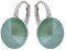 Rivoli Ohrringe Österreichische Zirkonia 925 Silber - Schmuck für Frauen und Mädchen - Hängeohrringe Ideal für Geschenke für Frauen (Mint Green)