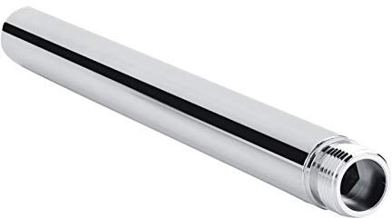 Duschverlängerungsrohr, Duschverlängerungsrohr 8 Zoll Rund 201 Edelstahl Duschrohr Handbrause Verlängerung mit Chrom, Sanitärschläuche