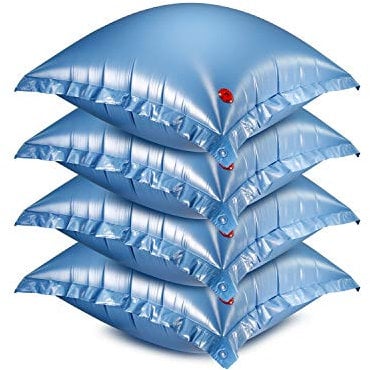 Luftkissen für Winterabdeckplanen 4er Set Pool Luftpolster Kissen Winterplane Abdeckplane Plane Eisdruckpolster Winterschutz