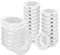 Furuising 28 Piezas Rejilla de Ventilación Redondo, 35mm e 53mm Rejillas de Ventilacion Redondas de Acero Inoxidable, Blanco Rejilla Ventilacion para Ventilación de Cocina Baño Armario