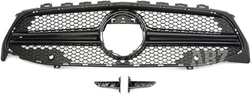 Auto Front Kühlergrille für Mercedes-Benz CLA W118 CLA180 CLA200 CLA250 CLA260 CLA45 2019-2022, Kühler Grill Kühlergrill Sport Stil Autoersatzteile Dauerhaft
