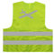 Flugzeug Pilot Warnweste BZW. Signalweste mit reflektierendem Aufdruck - Größe L/XL, Gelb