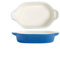 XXAD553TY Bandeja Horno Plato for Hornear de cerámica bajo vidriado, Plato Hondo for el hogar, Uso en Horno, Plato for Hornear Rectangular, Apto for microondas Bandeja Horno Universal(Blue)
