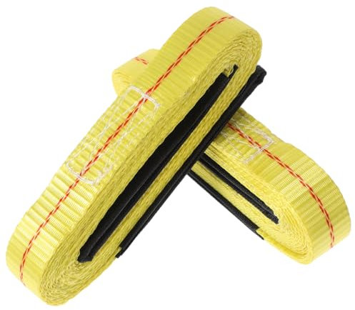 WOFASHPURET Heavy Duty Hoisting Belt Flat Web Sling Lifting Strap Polyester Material for Secure Load Handling and Quick Attachment in Industrial Lifting