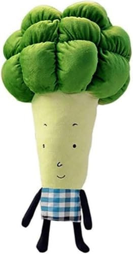Plüsch Spielzeug-Broccoli, weiches Spielzeug Taillenkissen, grünes Gemüse Plüsch Kissen, Jungen und Mädchen Schlaf Kissen Geschenk 43CM
