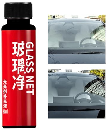 Glass Oil Film Stain Removal Cleaner - 120ML Powerful Windshield Cleaner | Auto Glass Remover Liquid for Clear & Protective Car Detailing | Exterior Glass Wiper Cleaning Kit for Window Cleaning