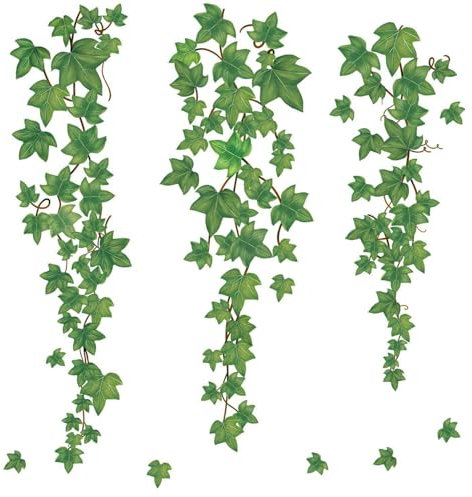 Lot De 2 Autocollants Muraux Lierre, Autocollants Muraux Plantes De Vigne, Autocollants De Décoration Murale, Autocollants Muraux Plantes Vertes, Adaptés Au Salon, À La Chambre, Etc.
