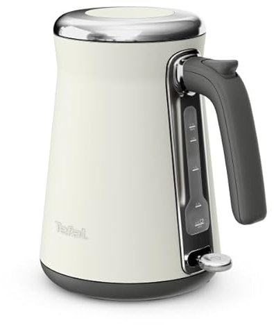 Tefal Collection Wasserkocher, Cremebeige/Metallic matt, KI666AE0