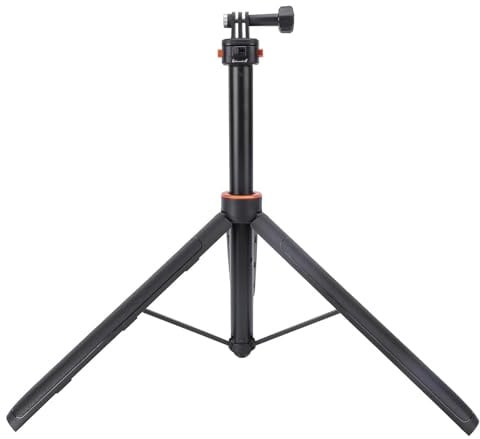 Tosuny Aluminum Alloy Magnetic Camera Extension Rod Tripod for Action 5 Pro, Adjustable Selfie Stick Tripod Stand for Travel