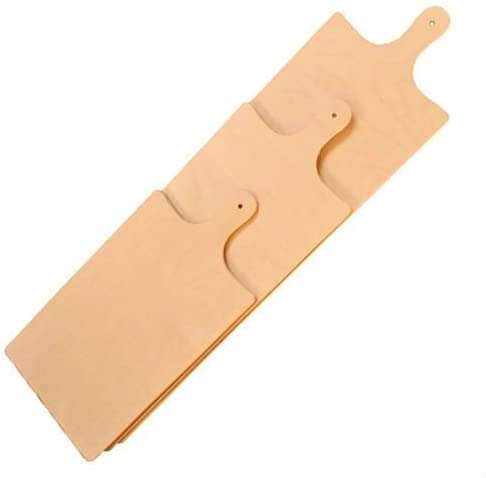 Panetta Casalinghi Rettangolare Meter Pizza Tagliere, Legno di Betulla, Beige, 65 x 1.2 x 32 cm