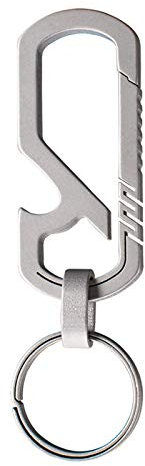 Portable Titanium Décapsuleur Titane Exquis Porte-clés Voiture Pratique Télécommande Porte-clés Outil de Plein Air Multi-Fonctionnel Camping Équipement pour Hommes comme Cadeaux
