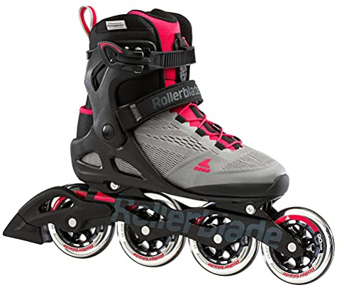 Rollerblade Macroblade 90 Women's Adult Fitness Inline Skate, Neutral Paradise Pink