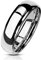 Paula & Fritz® Ring Damen Wolframcarbid Gr. 62 (19,7) Silber 2-mm Breit Kuppelring Herren-Ring Partnerring Ehering Damen-Ring Verlobungsring Tungsten