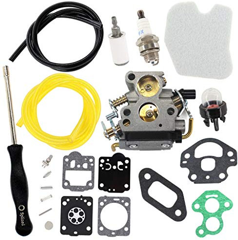 HURI Carburateur avec Kit de réparation Tournevis de Réglage Filtre à air pour Husqvarna 235 235E 236 236E 240 240E Tronçonneuse Jonsered CS2234 CS2238 CS2234S CS2238S Remplace 574719402 545072601