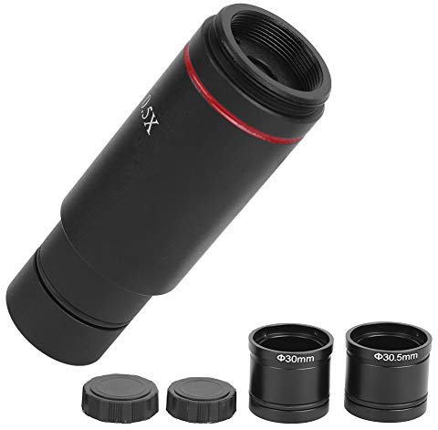 Microscope Camera Adapter 0.5¡Á C-Mount Lens Adapter Set,Strong And,Microscope Adapter for AmScope CCD Interface Shrink Lens for Microscope Camera and Digital Eyepiece(Black)