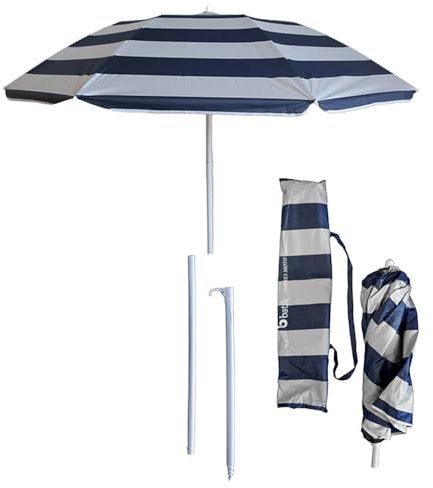 Batik - Ombrellone da Spiaggia - Pocket - Ombrellone da Spiaggia Pieghevole - Ombrellone ideale per Moto e Bicicletta - Ombrellone da Viaggio