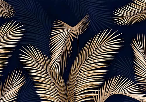 decomonkey - Papier Peint Panoramique Palmiers 350x256 cm - Décoration murale moderne – Tapisserie décorative pour chambre salon - Art mural unique design tendance