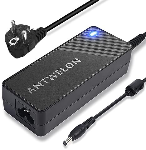 ANTWELON 65W Chargeur Ordinateur Portable 19V 3,42A pour Toshiba Satellite C55 C55-A C55D C55T C655 C855 C855D L55 L655 L675 L745 L755 L855 P755 Portege Z30 Z930 Z830 5,5*2,5MM Adaptateur Secteur AC