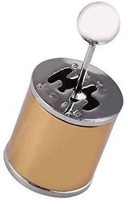 Porsche Schlüsselanhänger Keychain Spinner,Kreativer Auto-Schalthebel-Modell-Schlüsselanhänger,Schlüsselanhänger, Autoteil,Geformte Schlüsselanhänger Aus Metalllegierung (Gold)