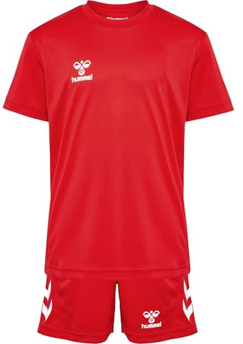 hummel Logo Set Trikot Set Kids rot, 6 (116) Kinder