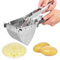 Brevanza Kartoffelpresse Edelstahl Stabil, Potato Ricer, Kartoffelquetsche Aus Edelstahl, Kartoffelpüree Spätzlepresse, Kartoffelpresse Aus Rostfreiem für Gemüsebrei, Kartoffelpüree, Obstsäfte, Püree