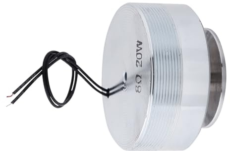 Akozon 1Pcs 50MM 2Inch Resonance Speaker with Strong Vibration and Bass, 8Ohm 20W Bone Conduction Technology, Internal Magnetic Type (8Ω 20W)