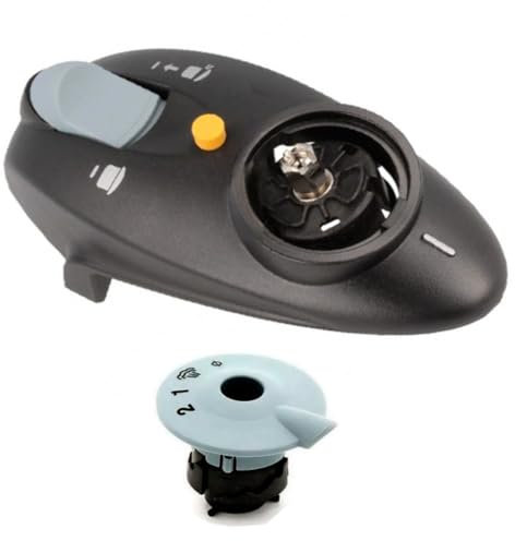 E ELECTROTODO REPUESTOS Y PEQUEÑO ELECTRODOMESTICO Mango y válvula de Tapa de Olla Compatible con Fagor Splendid Tuerca Fina M18804970, AS0020253
