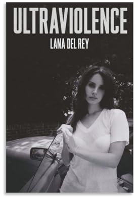 Ockxin Lana Del Rey Poster, Sängerin, Musik, Vintage-Albumcover, Musikposter für Zimmer, ästhetische Leinwand, Wandkunst, Schlafzimmerdekoration, 30 x 45 cm